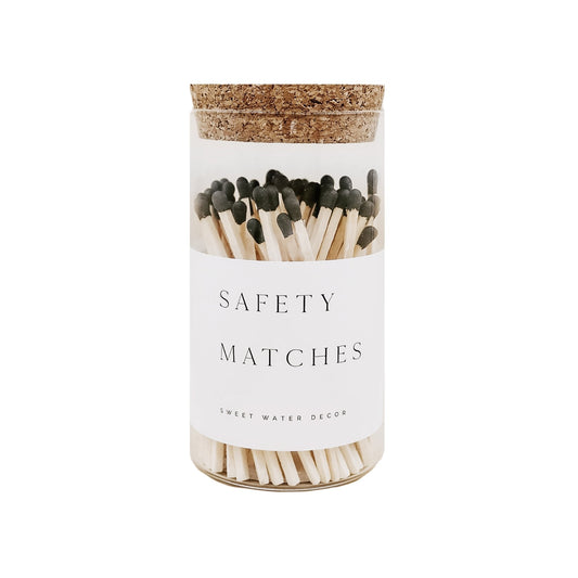 Black Tip Medium Hearth Matches - 100 Count, 4" by Sweet Water Decor