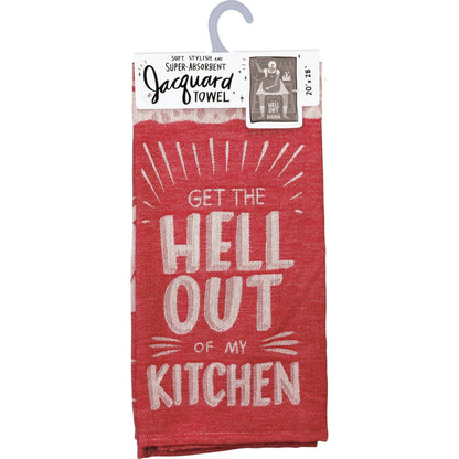 Get The Hell Out of My Kitchen Dish Cloth Towel