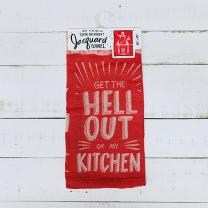 Get The Hell Out of My Kitchen Dish Cloth Towel