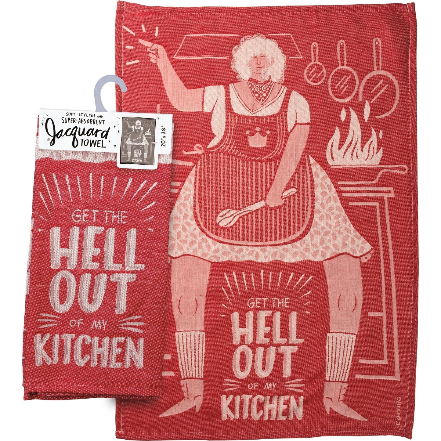 Get The Hell Out of My Kitchen Dish Cloth Towel