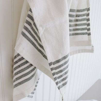 Striped Tea Towel - Six Stripes by Sweet Water Decor