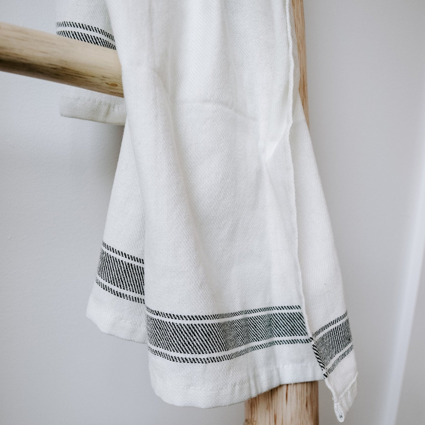 Striped Tea Towel - Three Stripes by Sweet Water Decor