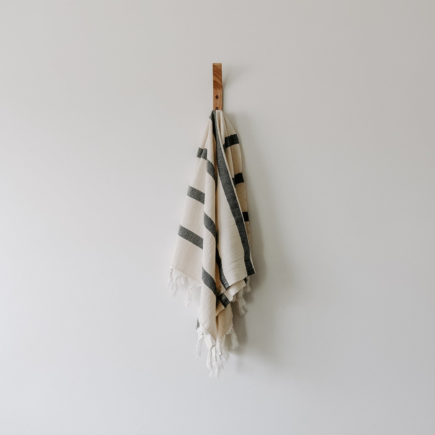 Turkish Cotton + Bamboo Hand Towel - Single Stripe by Sweet Water Decor