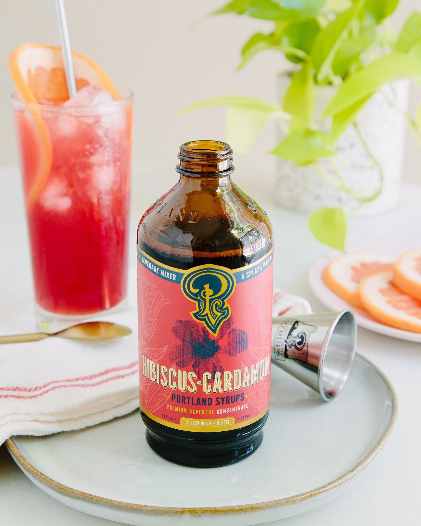 Hibiscus Cardamom Syrup two-pack - Mixologist Warehouse