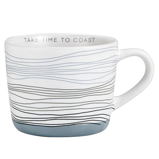 Hidden Message Take Time To Coast Cozy Mug