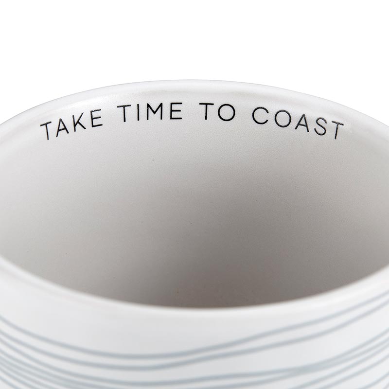 Hidden Message Take Time To Coast Cozy Mug