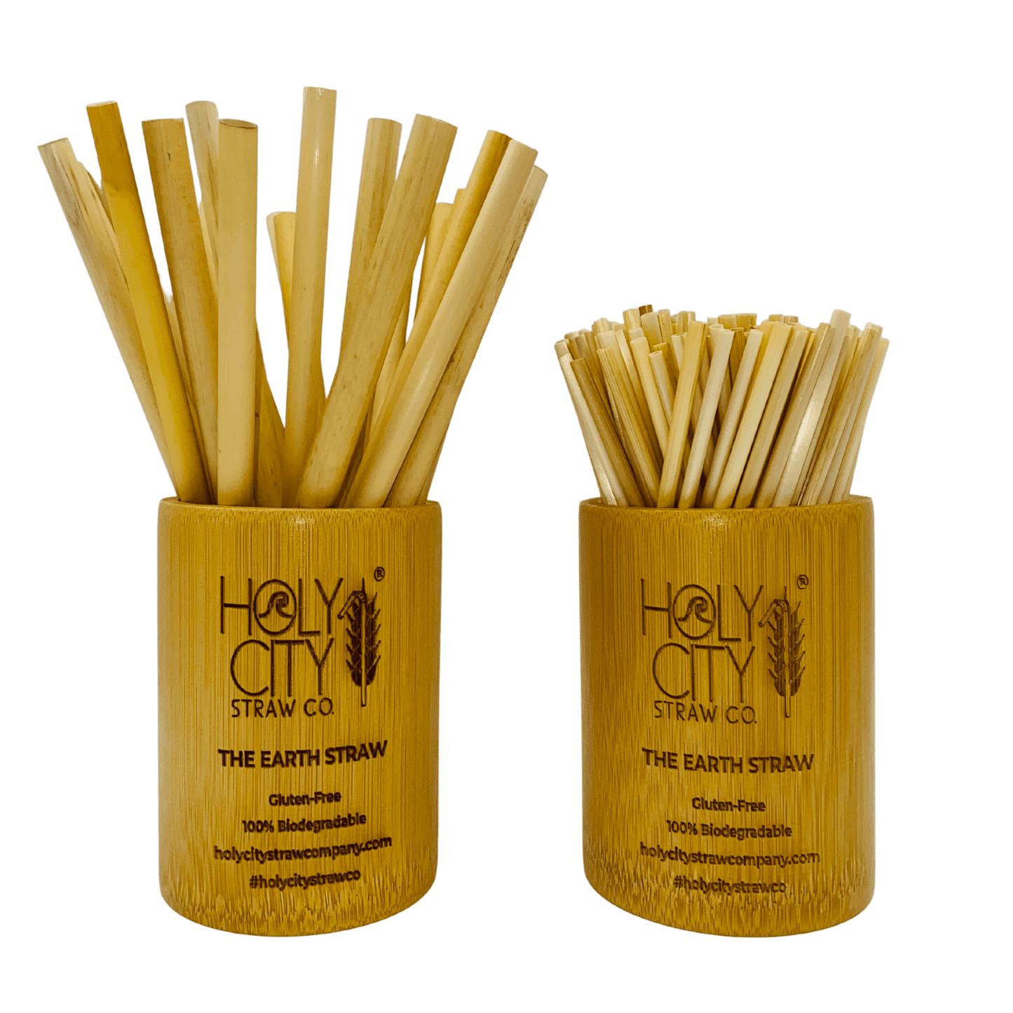 Bamboo Straw Holder