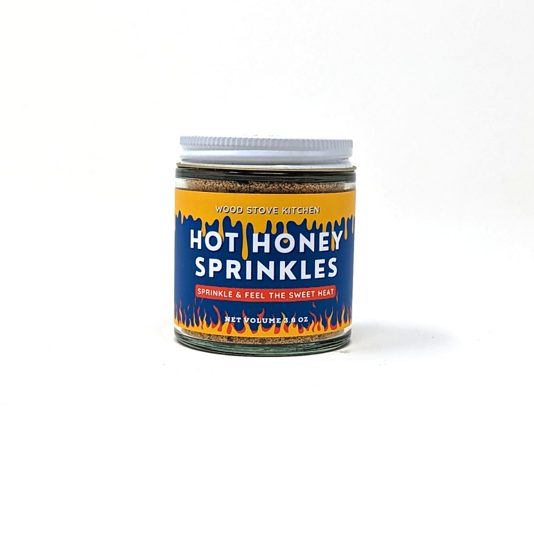 Hot Honey Sprinkles (formerly Chipotle & Honey Spice Blend) by Wood Stove Kitchen