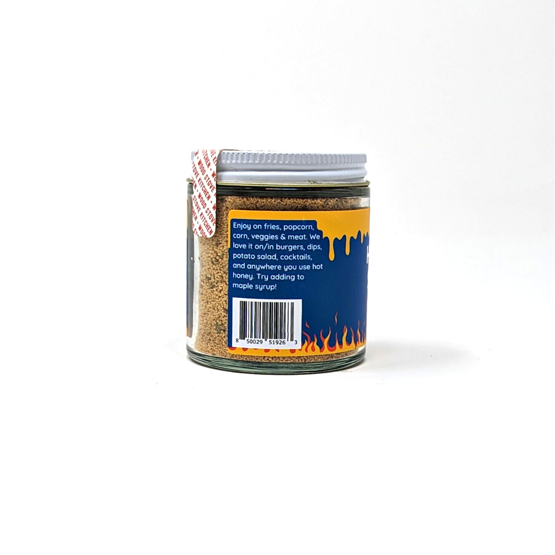 Hot Honey Sprinkles (formerly Chipotle & Honey Spice Blend) by Wood Stove Kitchen