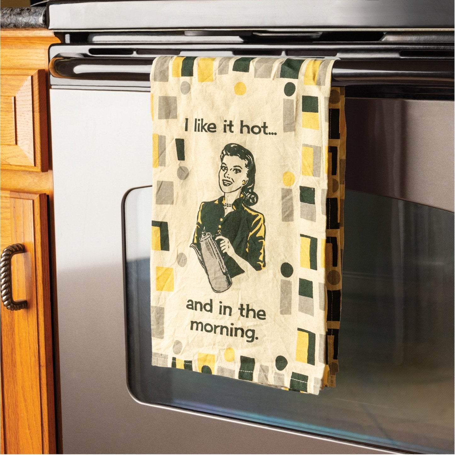I Like It Hot And In The Morning Dish Cloth Towel