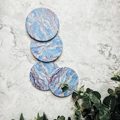 Marble Blue Coasters-17