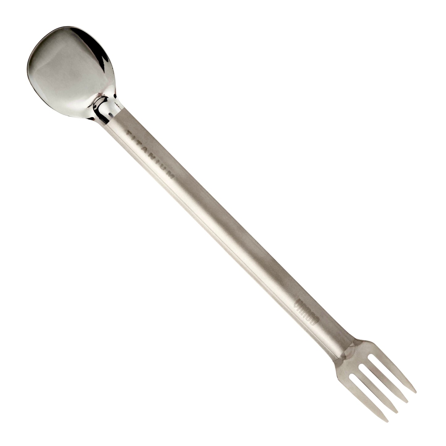 TITANIUM LONG HANDLE FORK-N-SPOON - Mixologist Warehouse