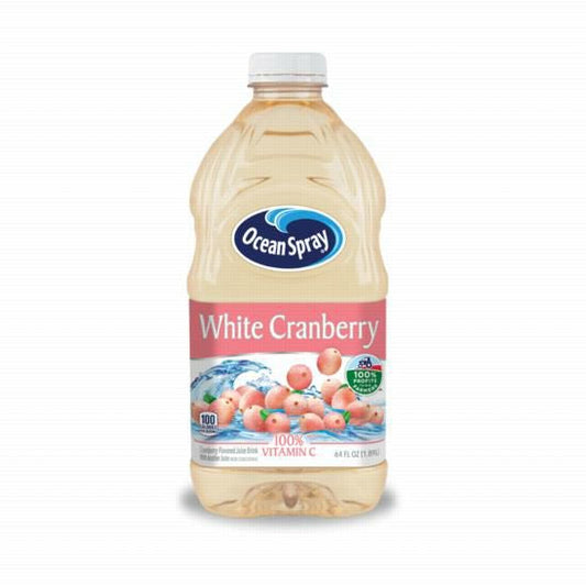 White Cranberry Juice - Light & Refreshing, 64 oz Bottle