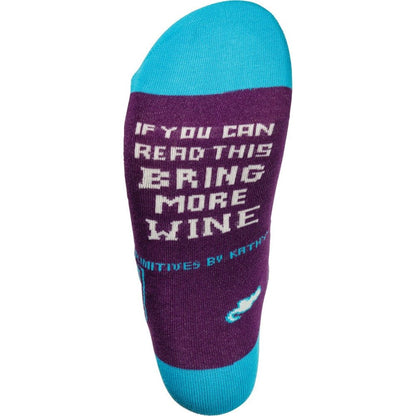 If You Can Read This Bring More Wine Unisex Socks