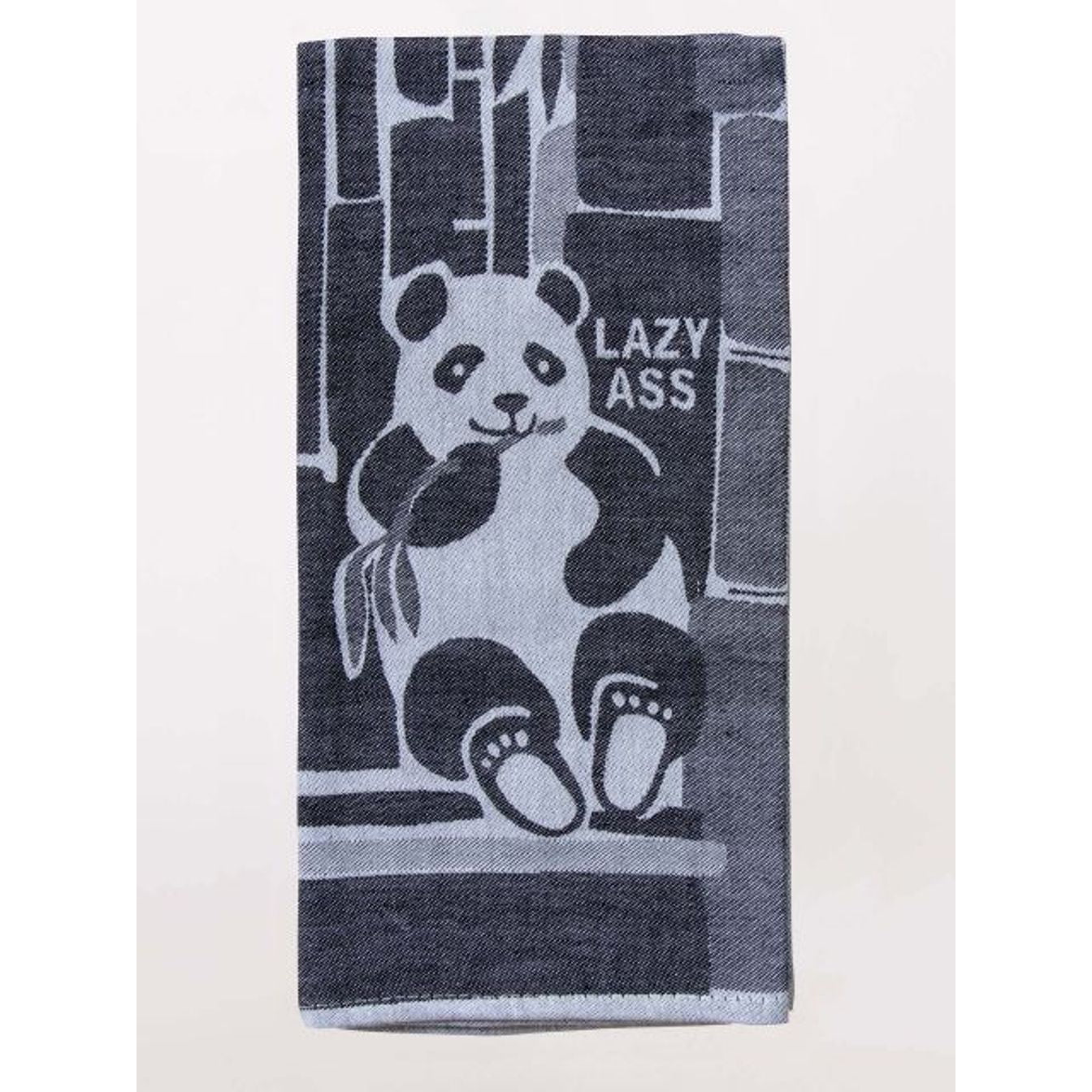 Lazy Panda Eating Bamboo Towel