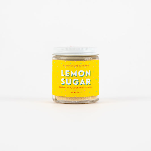 Lemon Sugar for Baking, Tea, Cocktails & More by Wood Stove Kitchen