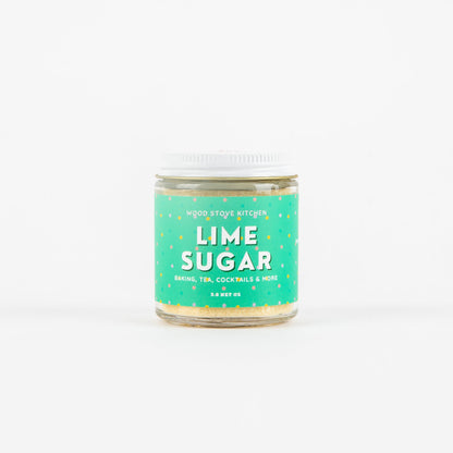 Lime Sugar for Baking, Tea, Cocktails & More by Wood Stove Kitchen