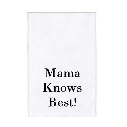 Mama Knows Best Thirsty Boy Towel