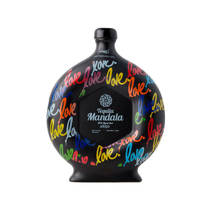 Mandala Anejo Tequila Live Through Love Ceramic