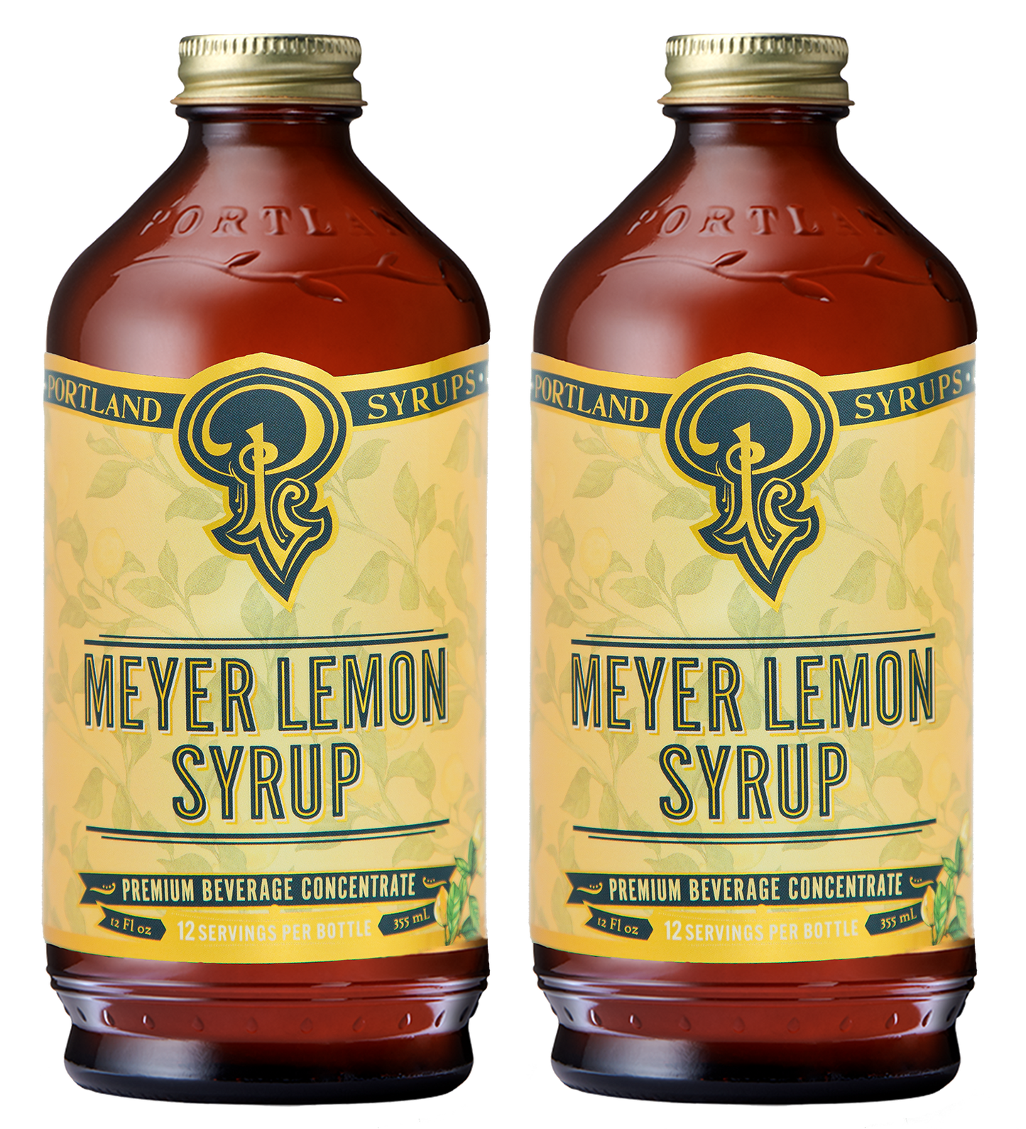 Meyer Lemon Syrup two-pack - Mixologist Warehouse