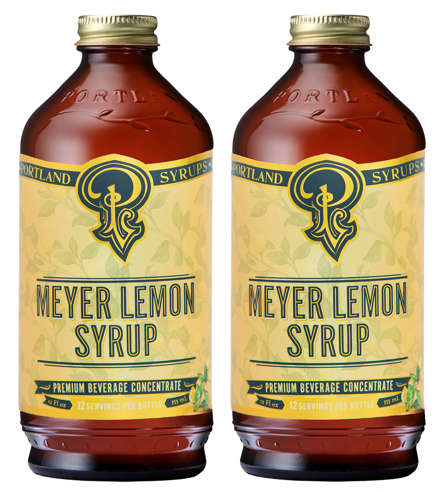 Meyer Lemon Syrup two-pack - Mixologist Warehouse