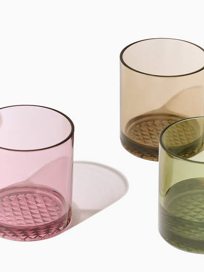 RESERVE 12oz Old Fashioned Color Series Tritan™ Copolyester Glass Blush-6