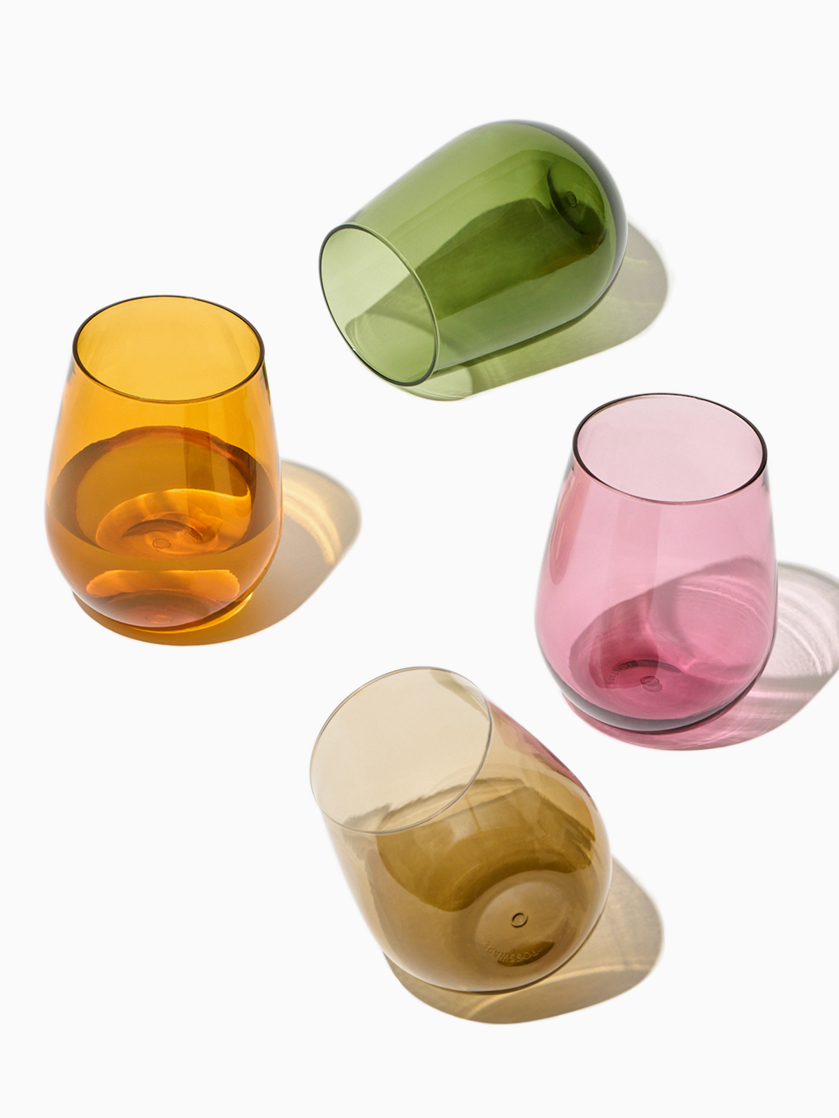 RESERVE 16oz Stemless Wine Tritan™ Copolyester Glass - Color Series-0