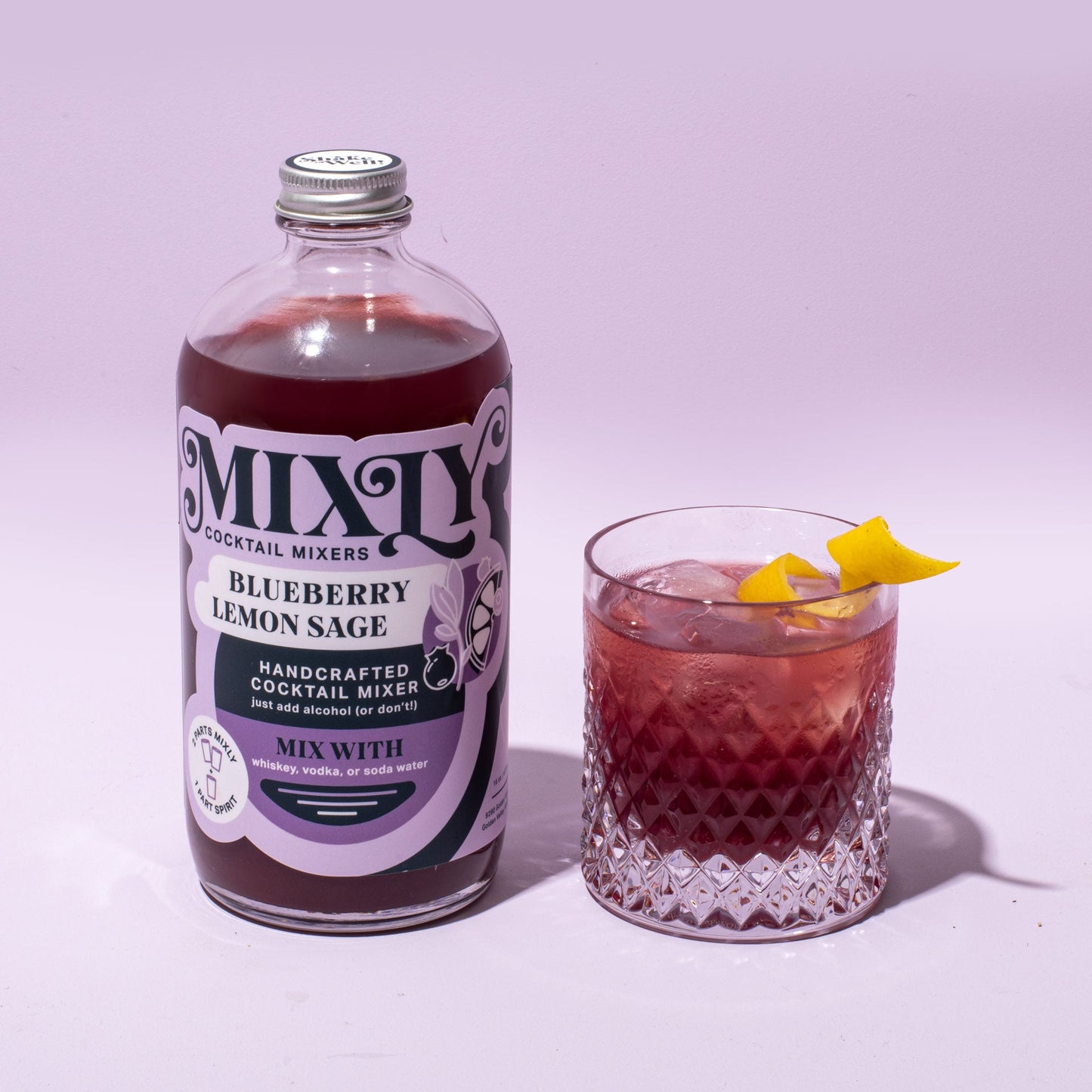 Blueberry Lemon Sage Mixer