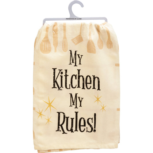 My Kitchen My Rules Dish Cloth Towel