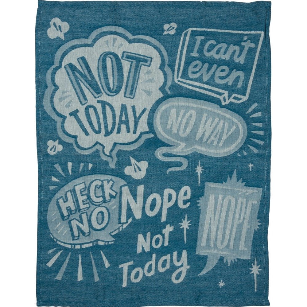 Nope Not Today Dish Cloth