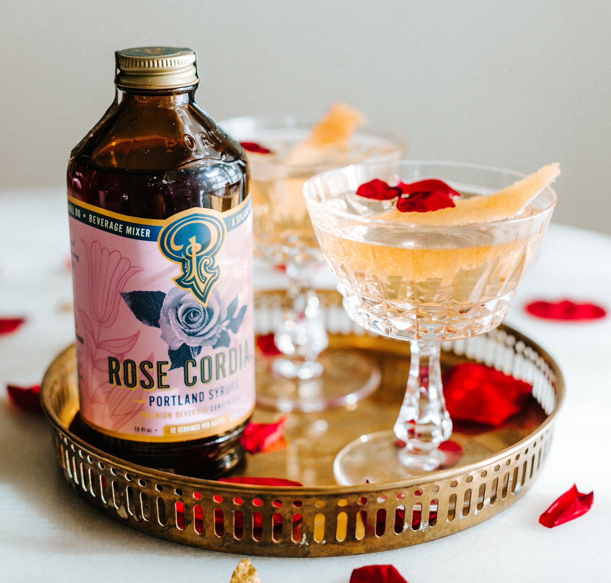 Rose Cordial Syrup - Mixologist Warehouse