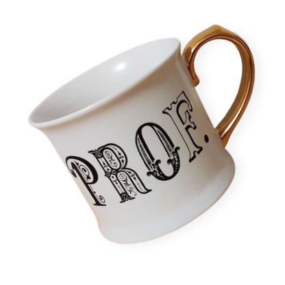 Prof. Lithographie Mug in Porcelain with Gilded Handle