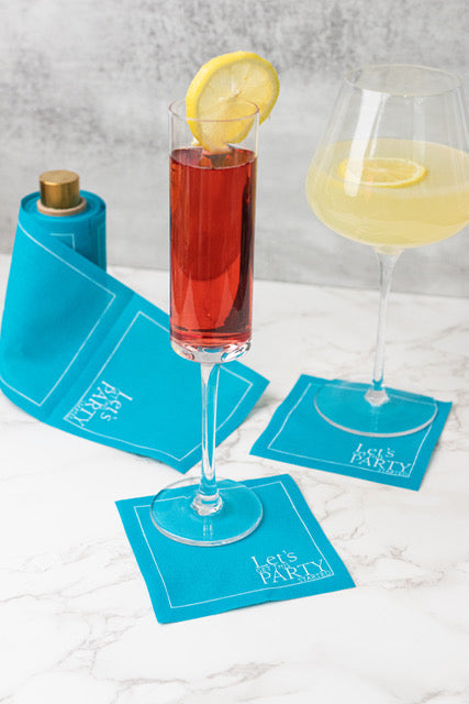 The Real Teal Cocktail Napkins