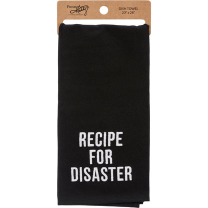 Recipe For Disaster Dish Cloth Towel