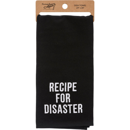 Recipe For Disaster Dish Cloth Towel