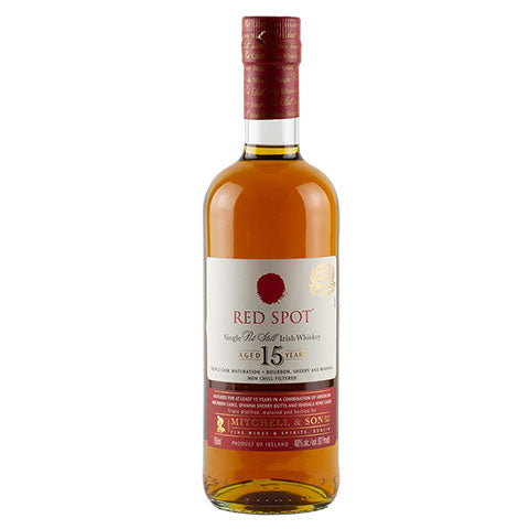 Red Spot 15 Year Old Single Pot Still Irish Whiskey