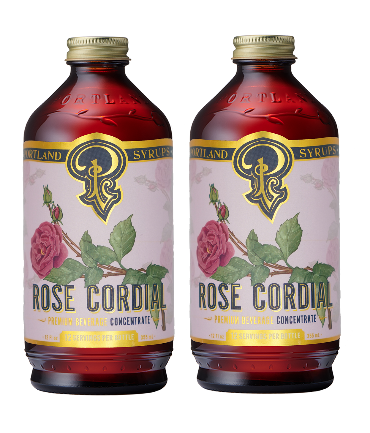 Rose Cordial Syrup two-pack - Mixologist Warehouse