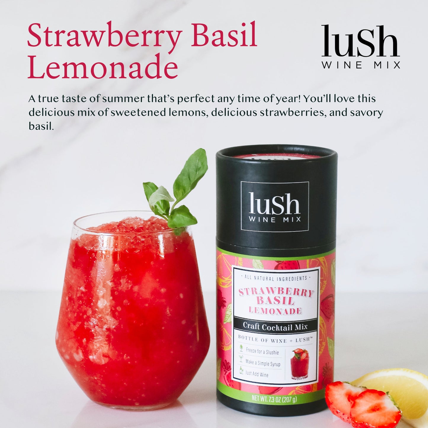 Strawberry Basil Lemonade 3-Pack