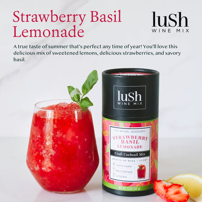 Strawberry Basil Lemonade