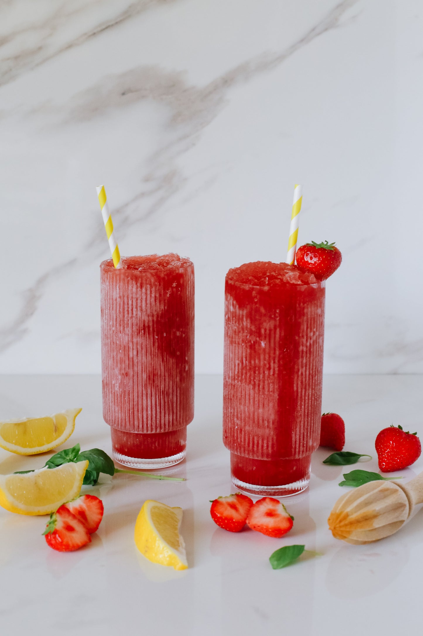 Strawberry Basil Lemonade