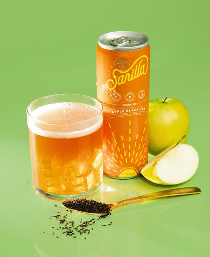 Sarilla Organic Antioxidant Apple Spritzer - 12 Cans