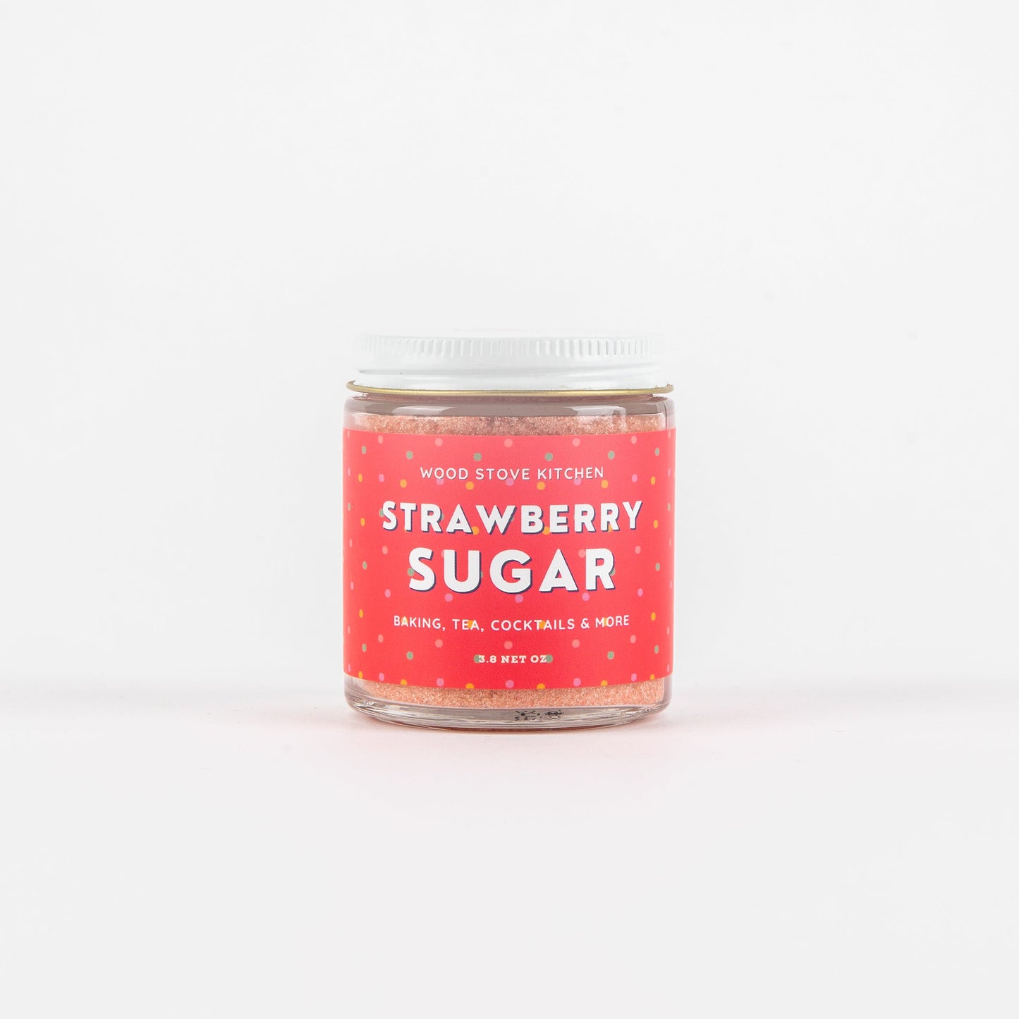 Strawberry Sugar for Baking, Tea, Cocktails & More by Wood Stove Kitchen