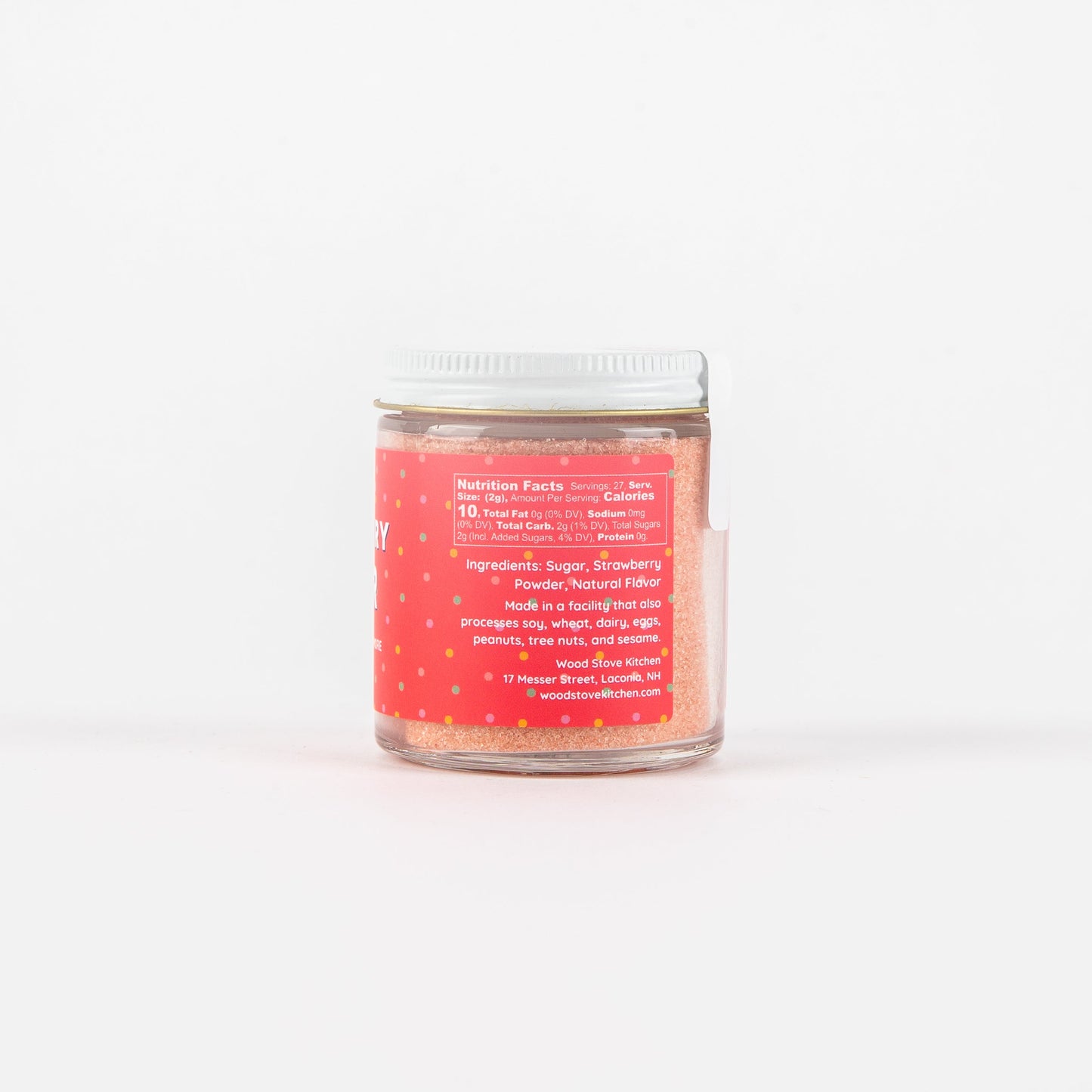 Strawberry Sugar for Baking, Tea, Cocktails & More by Wood Stove Kitchen