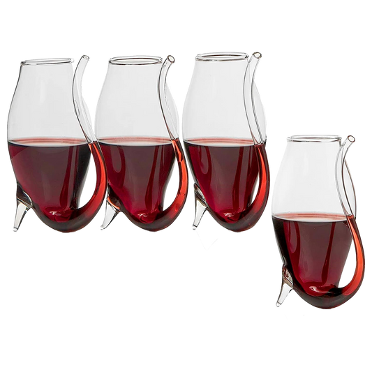 Crystal Port and Dessert Wine Sippers | Set of 4 - 3 oz