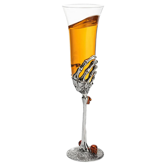 Skeleton Champagne Glass 7oz