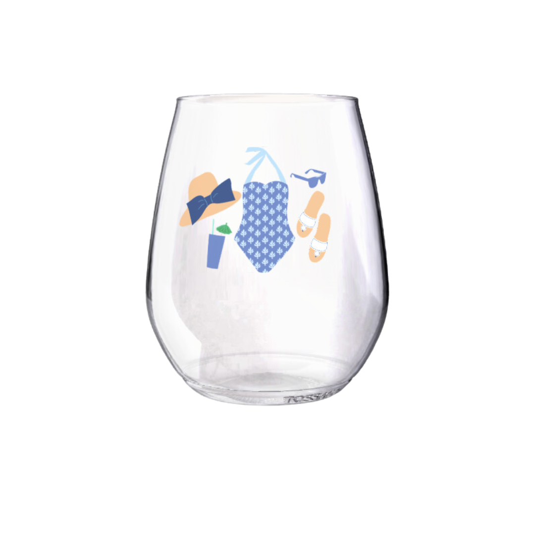 Shatterproof Wine Glass Set - Poolside