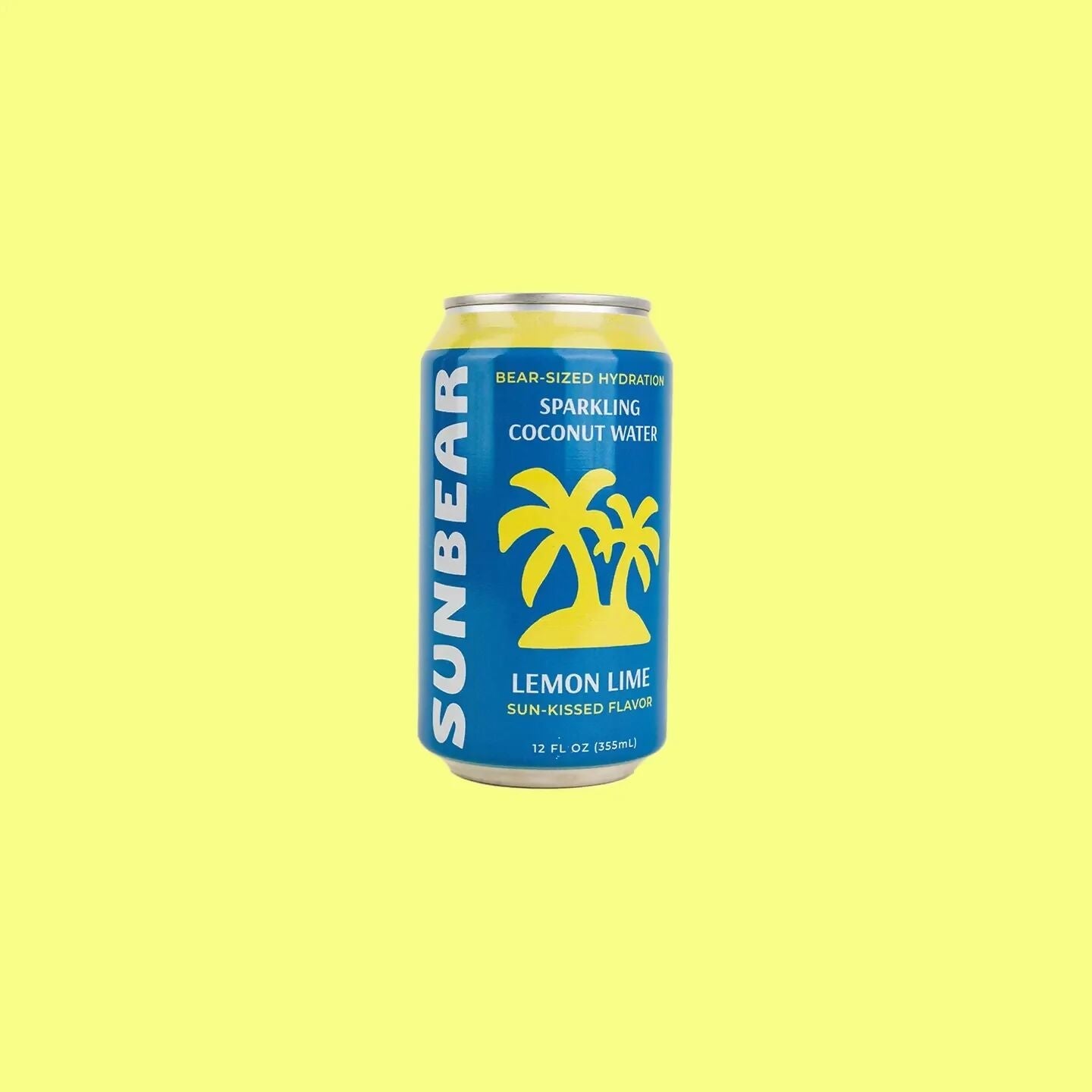 Sunbear Sparkling Coconut Water Lemon Lime Cans - 12 Cans
