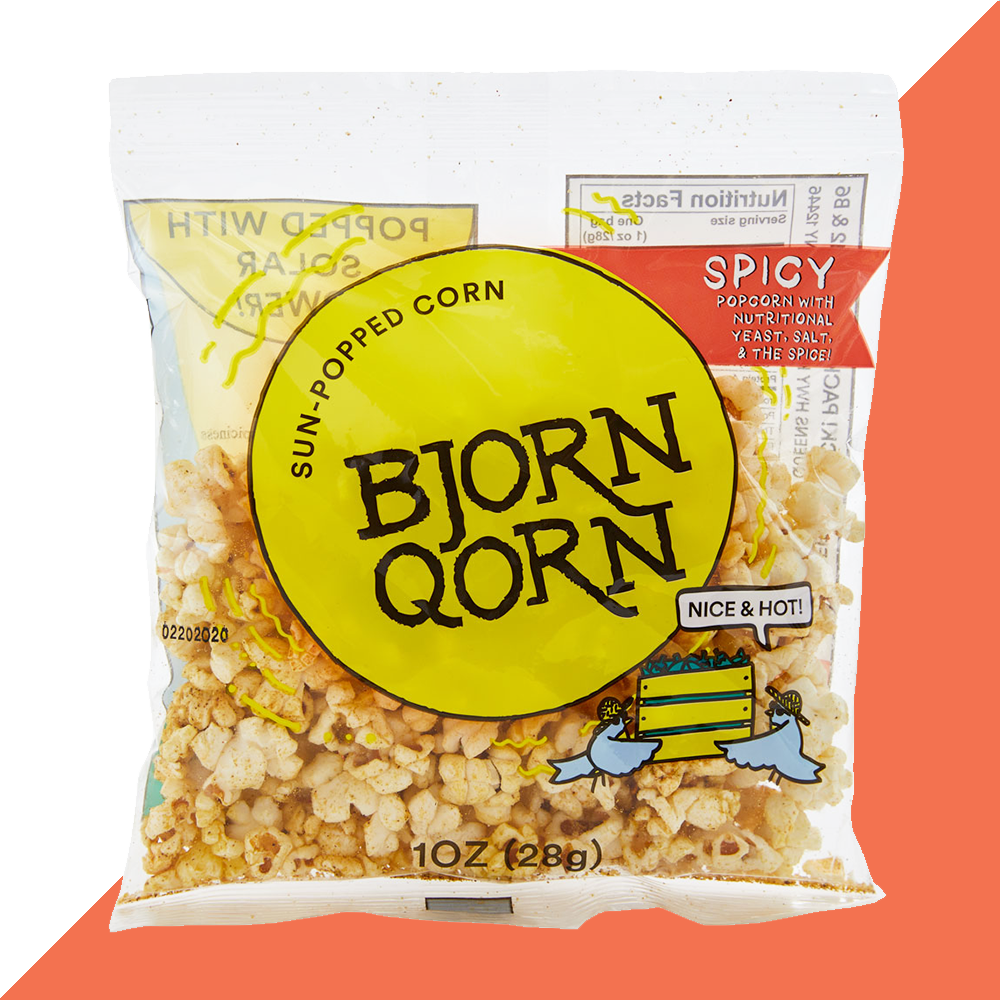 Bjorn Qorn Mix Popcorn Bags - 15-Pack x 1oz Bag case by Farm2Me