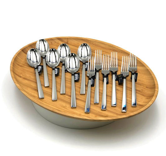 13 Piece 18/10 Stainless Steel Fork And Spoon Dinner Set -0