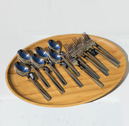 13 Piece 18/10 Stainless Steel Fork And Spoon Dinner Set -2